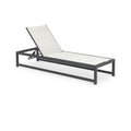 Livana Adjustable Mesh Water Resistant Fabric Outdoor Patio Adjustable Sun Chaise Lounge