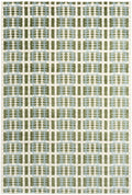 Nordic Blue Green Modern Polyester Area Rug
