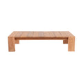 Tobias Natural Teak Wood Outdoor Patio Coffee Table