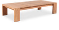 Tobias Natural Teak Wood Outdoor Patio Coffee Table