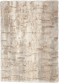 Dreamy Shag Ivory Beige Shag Polyester Area Rug