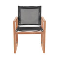 Tobias Water Resistant Mesh Fabric Outdoor Patio Dining Arm Chair