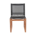 Tobias Water Resistant Mesh Fabric Outdoor Patio Dining Side Chair