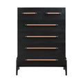 Isotta Oak Veneer And Vegan Leather Handle Chest