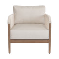 Lucinda Water Resistant Fabric Upholstered Outdoor Patio Chair
