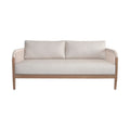 Lucinda 68" Water Resistant Fabric Upholstered Outdoor Patio Loveseat