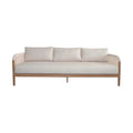 Lucinda 88" Water Resistant Fabric Upholstered Outdoor Patio Sofa