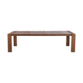 Lucinda 108" Natural Aluminum Outdoor Patio Dining Table