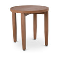 Lucinda Natural Aluminum Outdoor Patio End Table