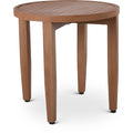 Lucinda Natural Aluminum Outdoor Patio End Table