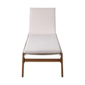 Lucinda Water Resistant Fabric Upholstered Outdoor Patio Lounger