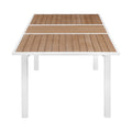 Montreux 77" / 100.5" Brown Aluminum Outdoor Patio Extendable Dining Table