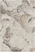 Avra Grey Modern Wool Area Rug