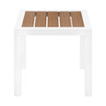 Montreux Brown Aluminum Outdoor Patio End Table