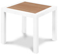 Montreux Brown Aluminum Outdoor Patio End Table