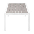Montreux Grey Aluminum Outdoor Patio Coffee Table