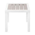 Montreux Grey Aluminum Outdoor Patio End Table