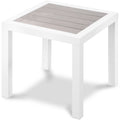 Montreux Grey Aluminum Outdoor Patio End Table