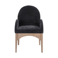 Vienne Chenille Fabric Upholstered Dining Arm Chair