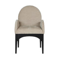 Vienne Chenille Fabric Upholstered Dining Arm Chair