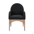 Vienne Boucle Fabric Upholstered Dining Arm Chair