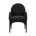 Vienne Boucle Fabric Upholstered Dining Arm Chair