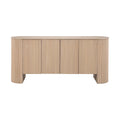 Bianca Oak Beech Wood And Oak Veneer Sideboard / Buffet