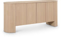 Bianca Oak Beech Wood And Oak Veneer Sideboard / Buffet