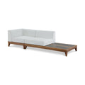 Quiana 94" Off White Off White Water Resistant Fabric Upholstered 2pc. Modular Sofa