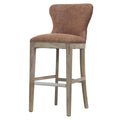 Dorsey Nubuck Chocolate Stool