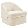 Hurley Swivel Accent Chair in Palladian Beige with Motion