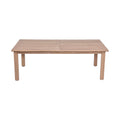 Micaela 86.75" / 108" Natural Acacia Wood Outdoor Patio Dining Table