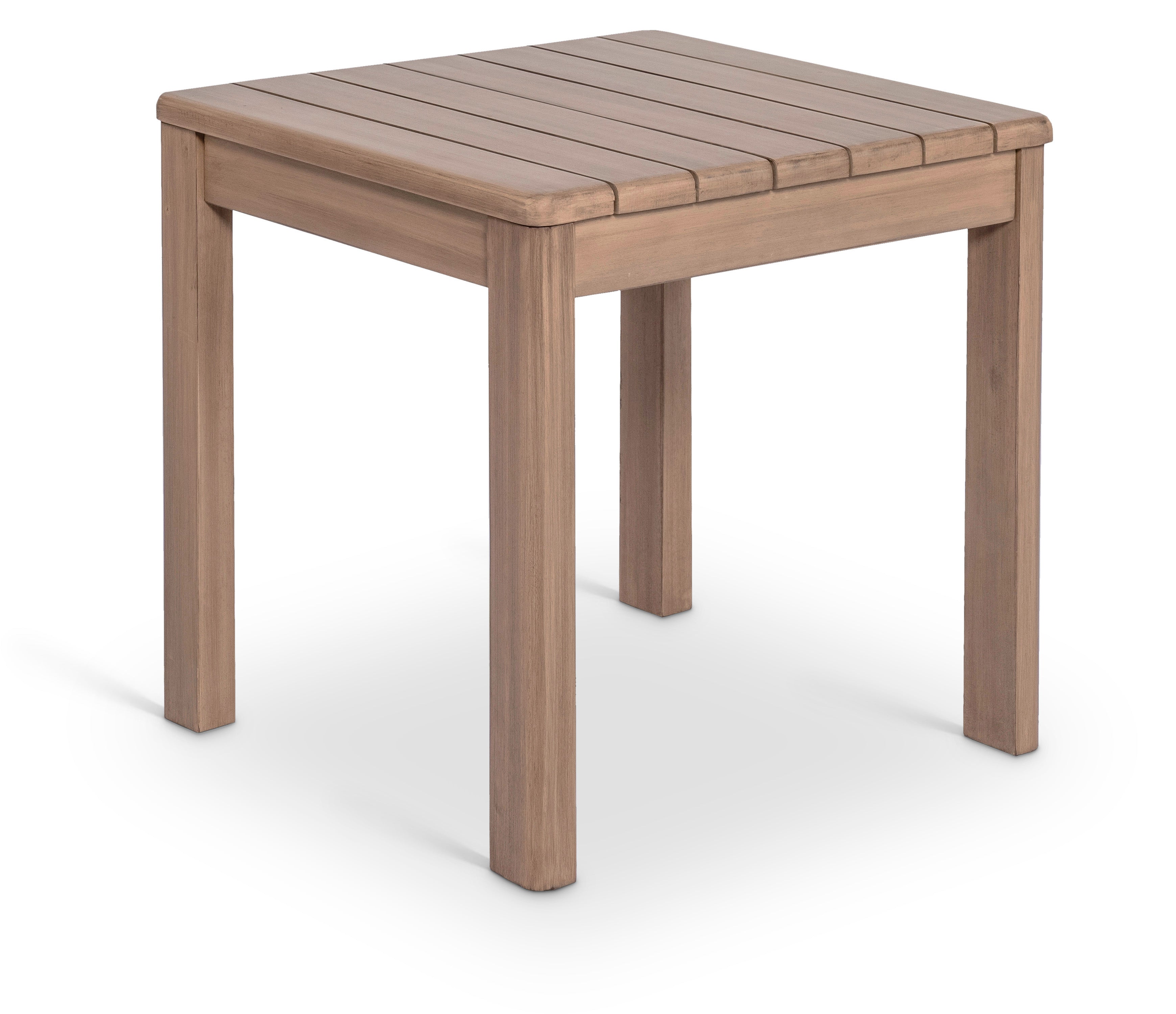 Micaela Natural Acacia Wood Outdoor Patio End Table