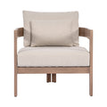 Micaela Water Resistant Fabric Upholstered Outdoor Patio Chair