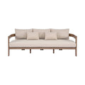 Micaela 86.75" Water Resistant Fabric Upholstered Outdoor Patio Sofa