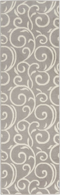 Grafix Grey Contemporary Polypropylene Area Rug