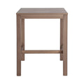 Micaela Natural Acacia Wood Outdoor Patio Square Bar Table
