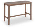 Micaela Natural Acacia Wood Outdoor Patio Rectangle Bar Table