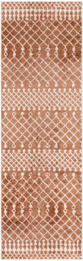 Astra Machine Washable Copper Bohemian Polyester Area Rug