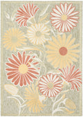 Aloha Sage Rose Outdoor Polypropylene Area Rug