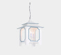 Tole Pagoda Lantern (Sm) - White