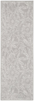 Whimsicle Grey Farmhouse Polypropylene Area Rug
