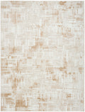 Dekor Ivory Taupe Modern Polypropylene Area Rug