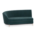 Three's Company Laf Loveseat in Peacock
