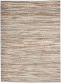 Elation Ivory Grey Modern Polypropylene Area Rug