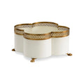 Tracery Cachepot - Cream (Sm)