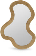 Nerissa Oak Acacia Wood Frame Mirror - 38M
