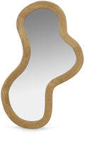 Nerissa Oak Acacia Wood Frame Mirror - 48M