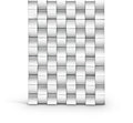 Zaneta Silver Geometric Design Mirror