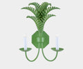 Royal Palm Sconce - Green